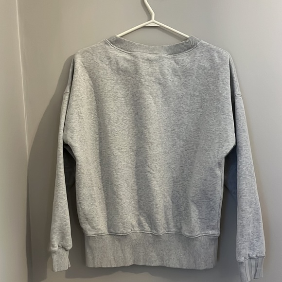 Adidas Women Grey Crewneck Size 2XS - Picture 3 of 3